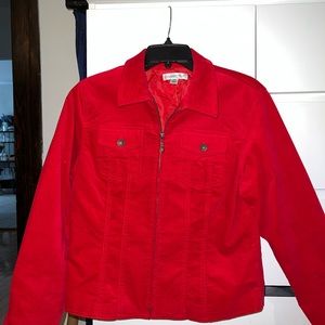 Red Coldwater Creek Jacket